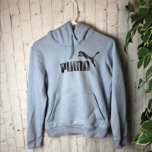 Puma Light Blue Puma Hoodie | Women’s Hoodie